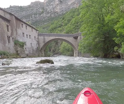 Pont Rouillard annonçant la fin du parcours